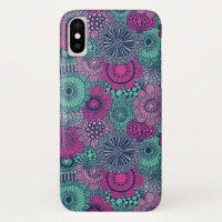 Stylish bright pattern of gorgeous flowers