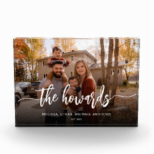 Stylish Brush Script Photo