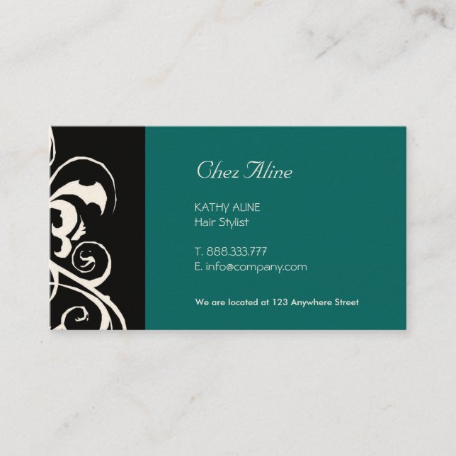 Stylish Business Card (Front)