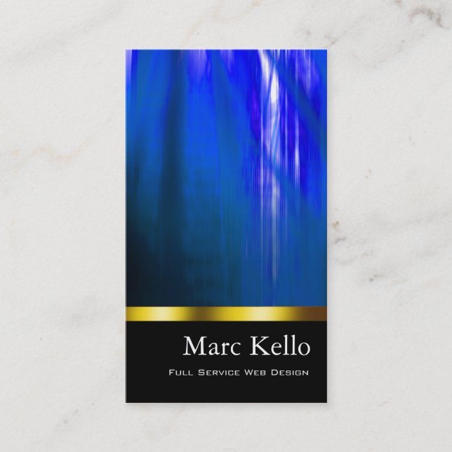 Stylish Business Card (all purpose) - "Lumina 2" (Front)