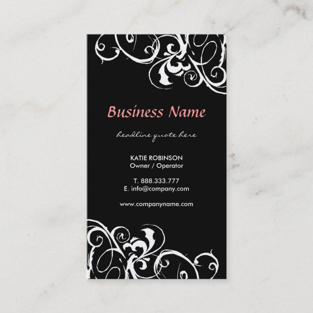 Stylish Business Cards (Front)