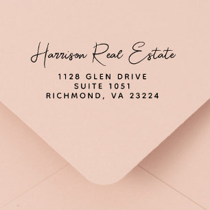 Stylish Business Return Address Self-inking Stamp