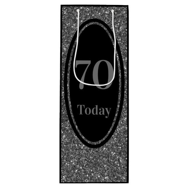 stylish by year special birthday gift bag 70th (Front)