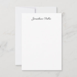 Stylish Calligraphed Script Name Template Modern