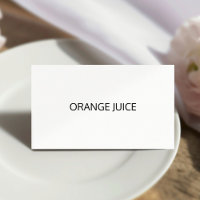 Stylish Calligraphy Buffet Food Labels Table