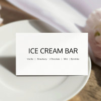 Stylish Calligraphy Buffet Food Labels Table