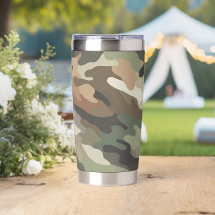 Stylish Camouflage Pattern Drink Insulated Tumbler