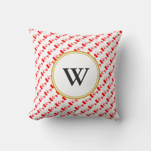 Stylish CANADA Blessed Nation Monogram Cushion