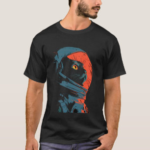 Stylish Cat Astronaut T-Shirt