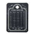 Stylish Chalkboard Kitchen Conversion Chart