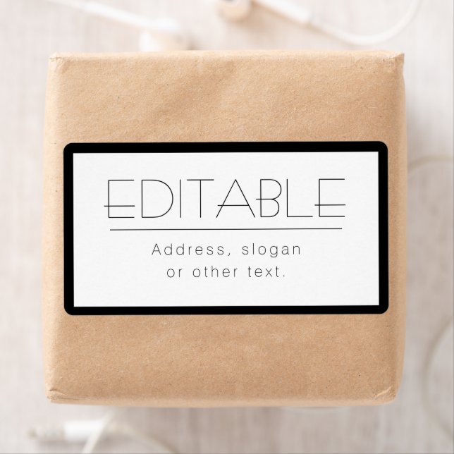 Stylish Changeable Text w/Border (Insitu)