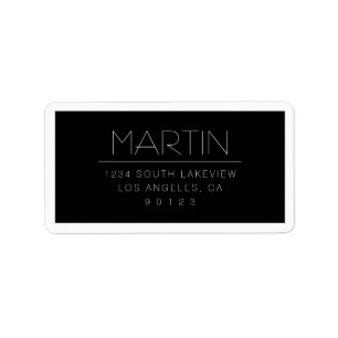 Stylish Changeable Text w/Border Label