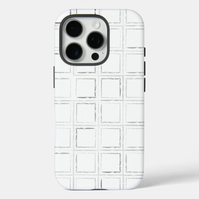 Stylish Checkered Pattern Case-Mate iPhone Case (Back)