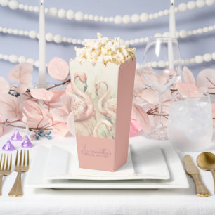 Stylish Chic Bridal Shower Popcorn Favour Box