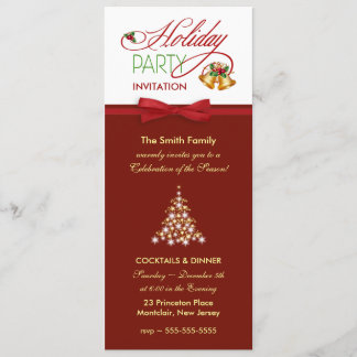 Stylish Christmas Holiday Party Invitations