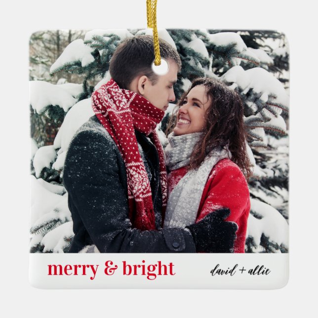 Stylish Christmas | Modern Ornament (Front)