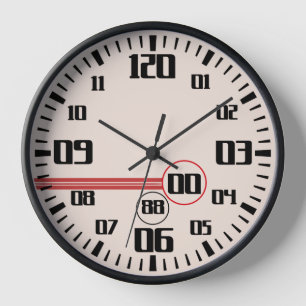 stylish chronograph type european style design clock