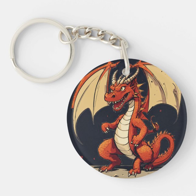 Stylish Circle keychain for daily use (Front)