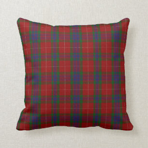 Stylish Clan Fraser Tartan Plaid Pillow