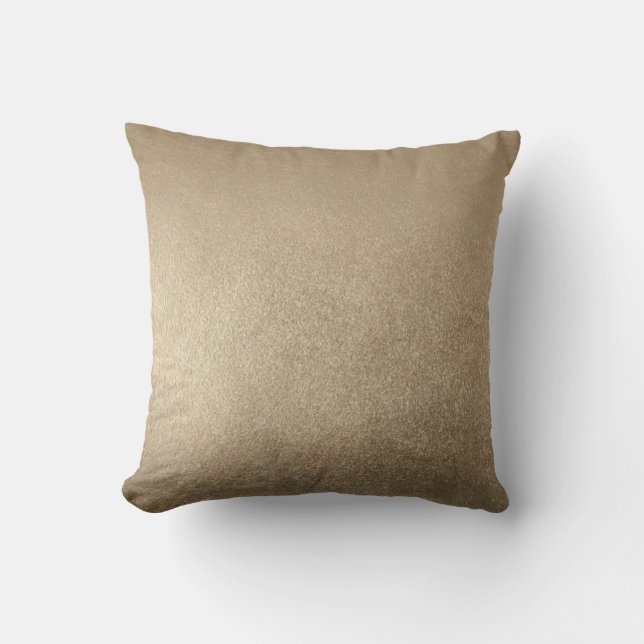 stylish classic gold metallic cushion (Front)