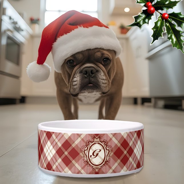 Stylish Classic Tartan Plaid Personalised Dog (Creator Uploaded)