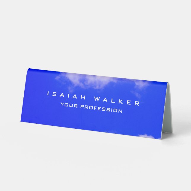 Stylish Classy Plain Unique Special Blue Sky (Front)