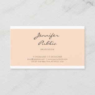 Stylish Clean Graphic Design Trendy Plain Luxury Business Card
