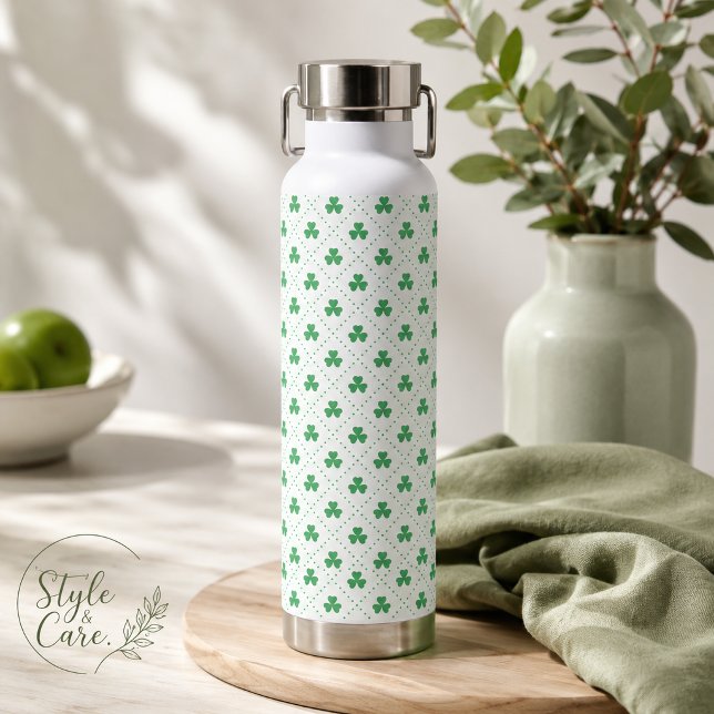 Stylish Clover Pattern Water Bottle for Everyday (Stylish Clover Pattern Water Bottle for Everyday)