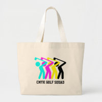 Stylish CMYK Golfer