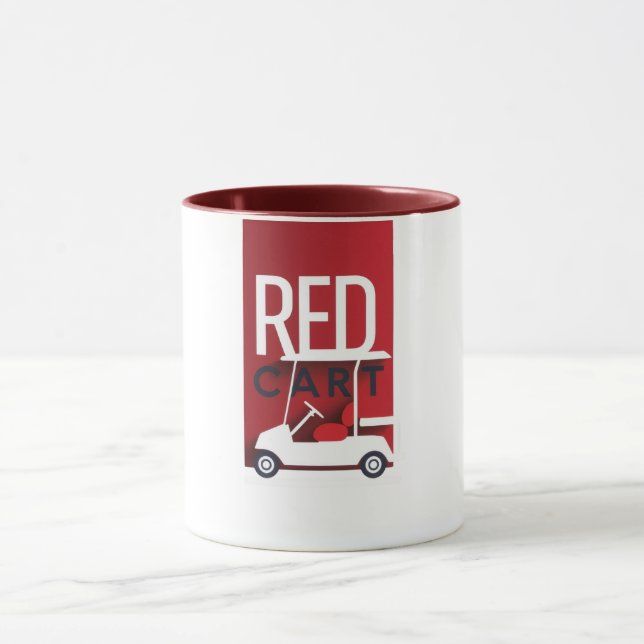 Stylish Coffee Cup for Golf Lovers (Center)