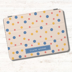 Stylish Colorful Polka Dots  iPad Air Cover