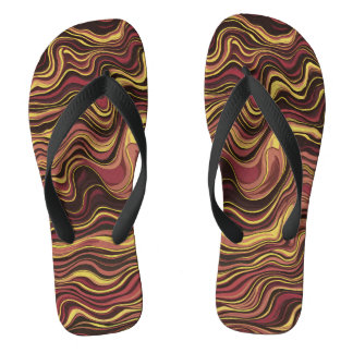 Stylish colourful lava art thongs