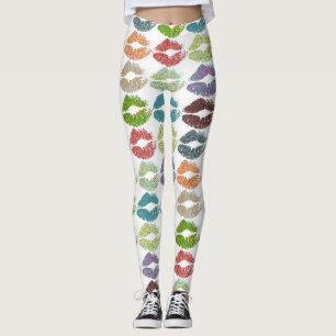 Stylish Colourful Lips #16 Leggings