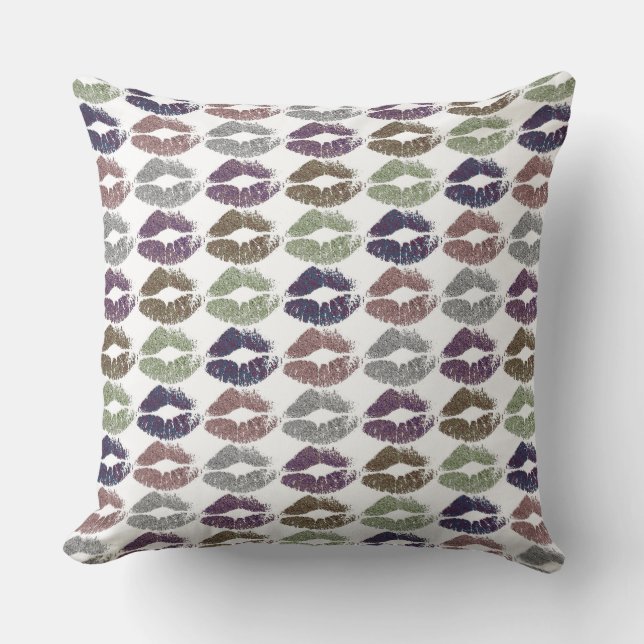 Stylish Colourful Lips #19 Cushion (Front)