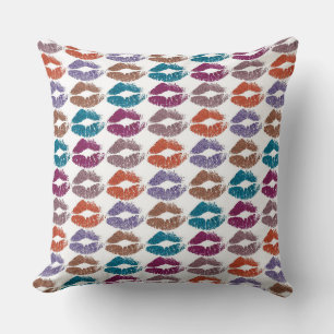 Stylish Colourful Lips #20 Cushion