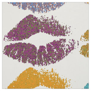 Stylish Colourful Lips #29 Fabric