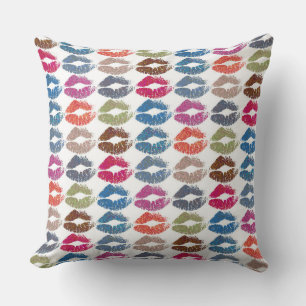 Stylish Colourful Lips #30 Cushion