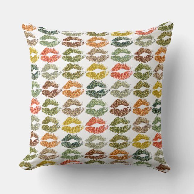 Stylish Colourful Lips #32 Cushion (Front)
