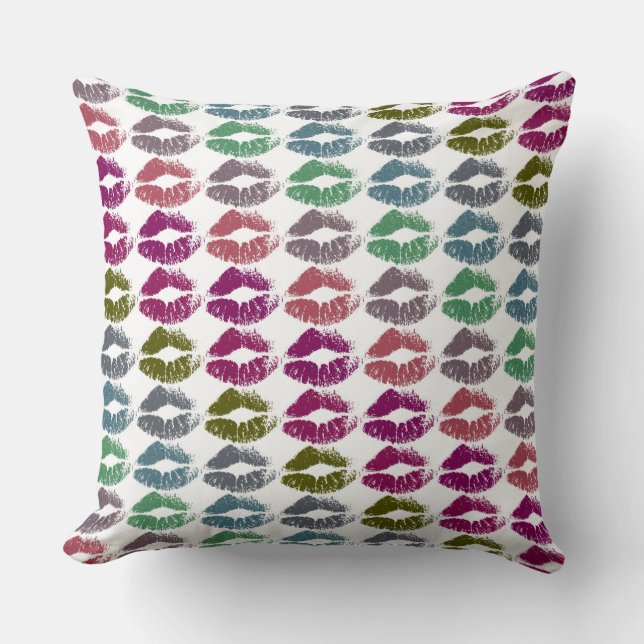 Stylish Colourful Lips #34 Cushion (Front)