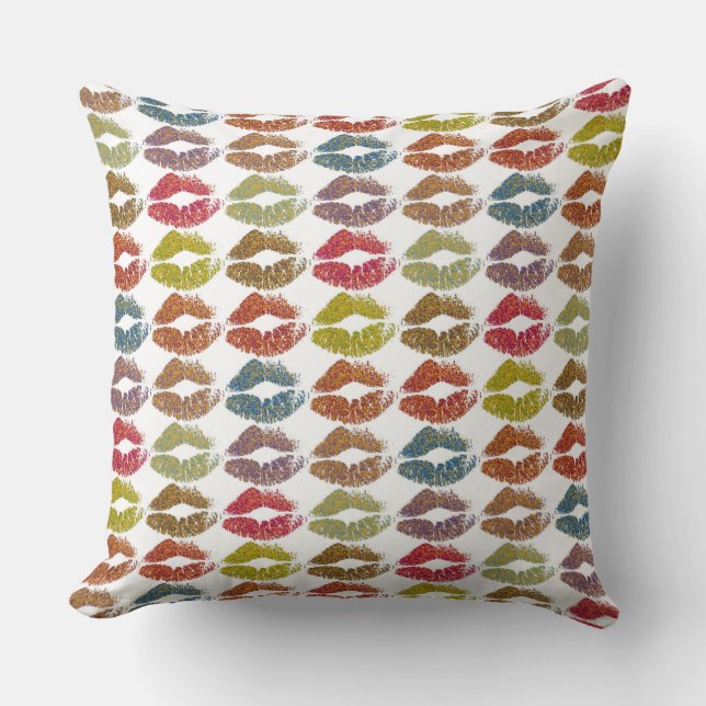 Stylish Colourful Lips #38 Cushion (Front)