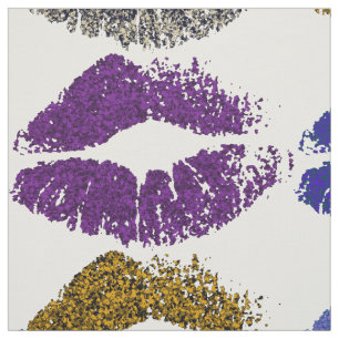 Stylish Colourful Lips #40 Fabric