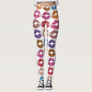 Stylish Colourful Lips #6 Leggings