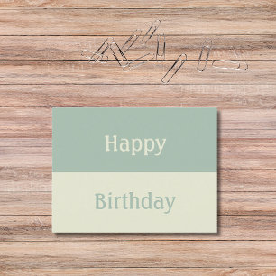 Stylish Colourful Modern Unique Postcard