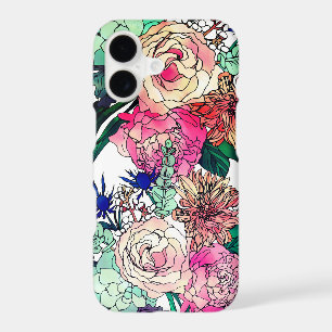 Stylish Colourful Watercolor Floral Pattern