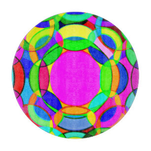 Stylish Colours Patterns Art Cutting Board