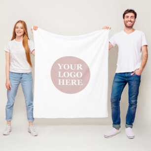 Stylish, contemporary, and  customisable fleece blanket