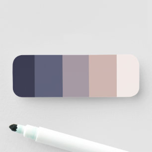 Stylish, contemporary, polished, & customisable Name Tag