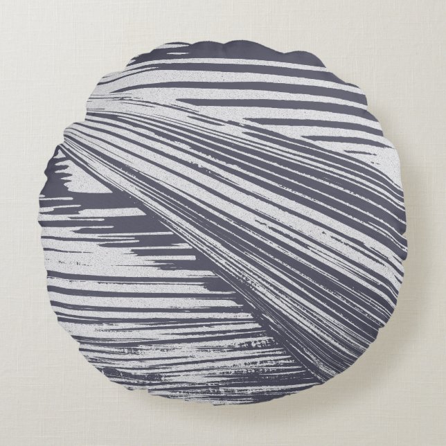 Stylish Contemporary Round Cushion (Front)