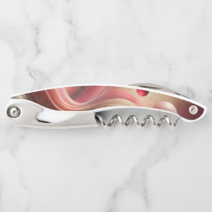 Stylish Corkscrew with Abstract Art Handle