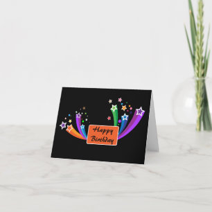 Stylish Corporate Birthday Greeting Card